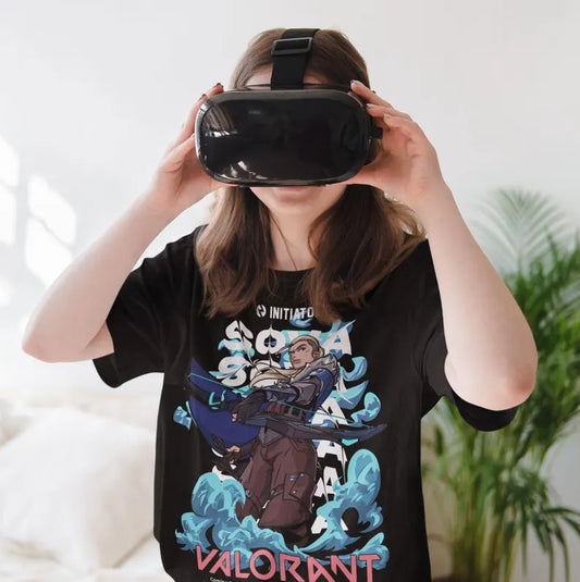 GAME OVER SOVA – Classic Retro VALORANT Gamer Graphic T-Shirt